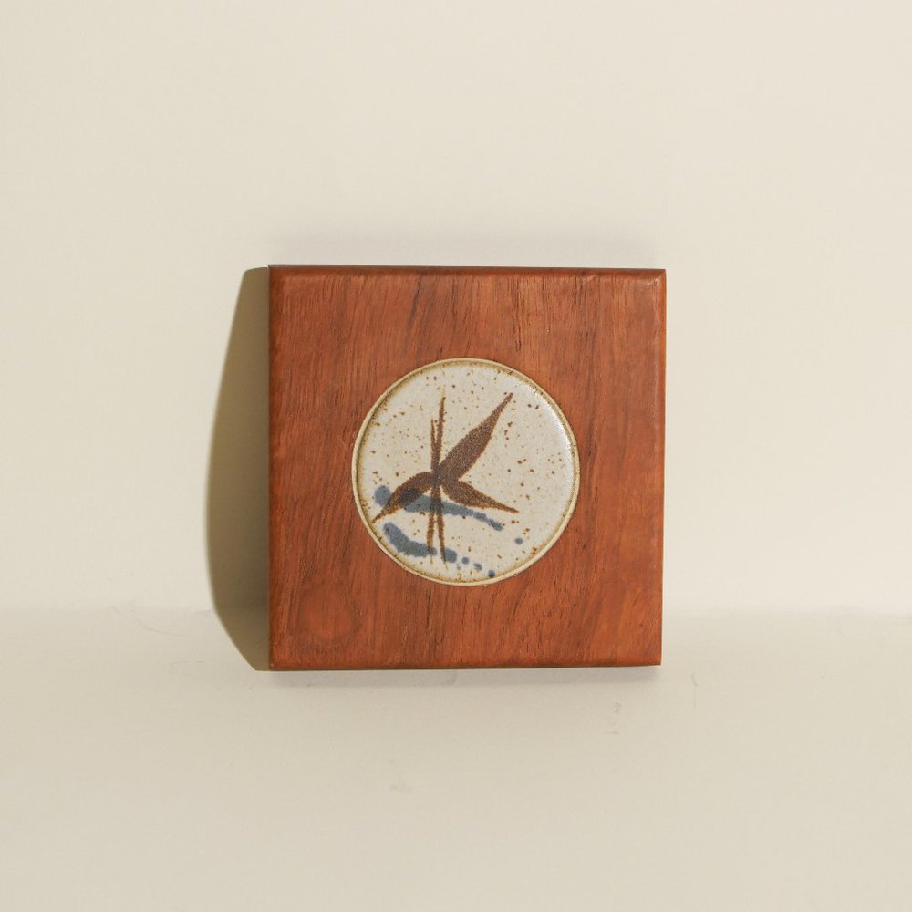 Teak Framed Art